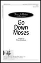 Go down Moses SATB choral sheet music cover